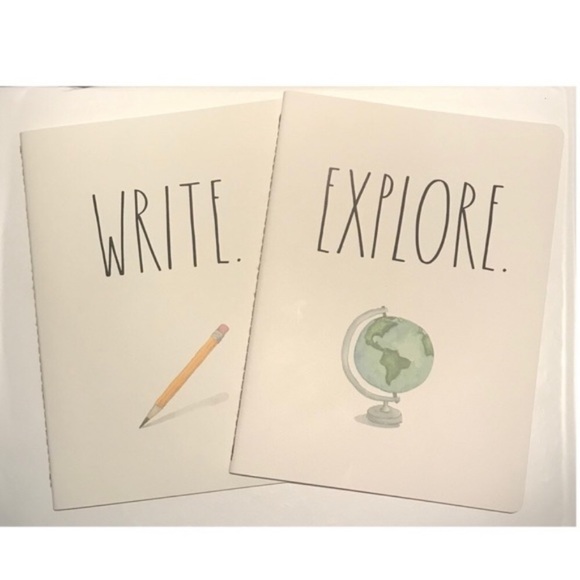 Rae Dunn Other - Rae Dunn Write and Explore blank notebooks